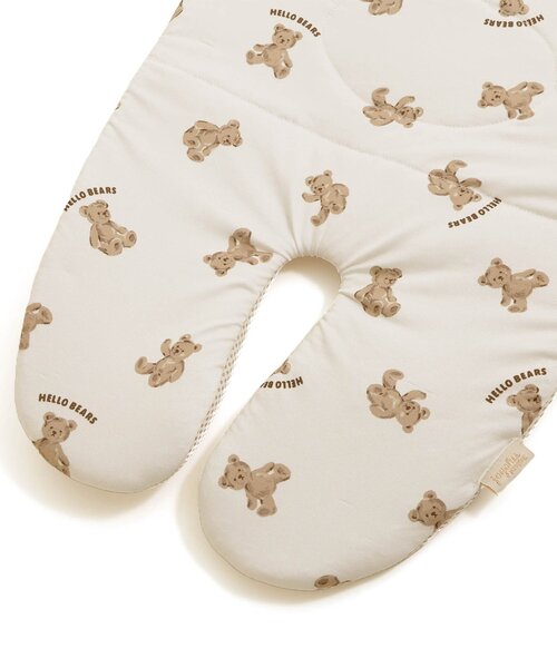 apres les cours(アプレレクール)の「ひんやりベビーカーシート(ベビーカー/ベビーカー用品・キッズ・レッド/ベージュ・FREE)」の9枚目の写真