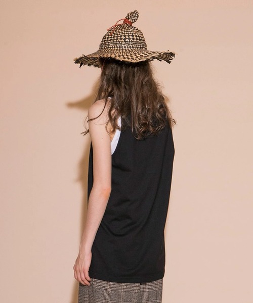 my beautiful landlet(マイビューティフルランドレット)の「【my beautiful landlet】MERCERIZATION JERSEY STANDARD TANK TOP(タンクトップ・メンズ・ブラック/ネイビー/パープル/ホワイト/ベージュ・0/1/2)」の10枚目の写真