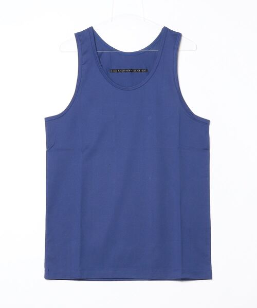 my beautiful landlet(マイビューティフルランドレット)の「【my beautiful landlet】MERCERIZATION JERSEY STANDARD TANK TOP(タンクトップ・メンズ・ブラック/ネイビー/パープル/ホワイト/ベージュ・0/1/2)」の17枚目の写真