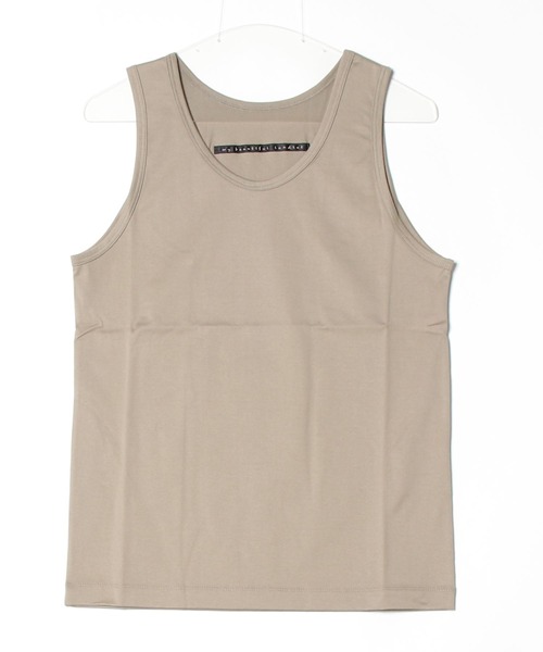 my beautiful landlet(マイビューティフルランドレット)の「【my beautiful landlet】MERCERIZATION JERSEY STANDARD TANK TOP(タンクトップ・メンズ・ブラック/ネイビー/パープル/ホワイト/ベージュ・0/1/2)」の19枚目の写真