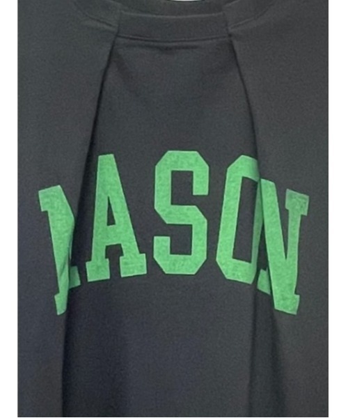 CHIGNON(シニヨン)の「【前後2way】CHIGNON タックフレンチロゴTEE(Tシャツ/カットソー・レディース・チャコールグレー/オフホワイト・FREE)」の9枚目の写真