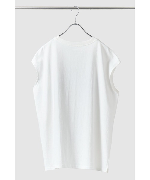 CHIGNON(シニヨン)の「【前後2way】CHIGNON タックフレンチロゴTEE(Tシャツ/カットソー・レディース・チャコールグレー/オフホワイト・FREE)」の22枚目の写真