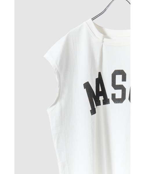 CHIGNON(シニヨン)の「【前後2way】CHIGNON タックフレンチロゴTEE(Tシャツ/カットソー・レディース・チャコールグレー/オフホワイト・FREE)」の21枚目の写真