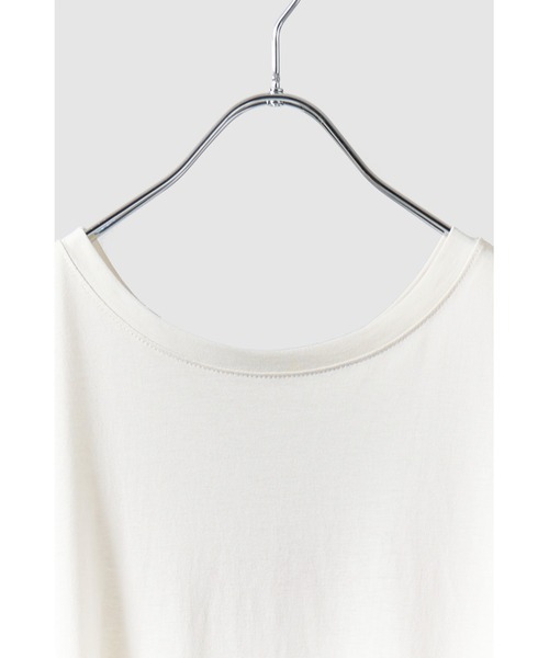 CHIGNON(シニヨン)の「【前後2way】CHIGNON タックフレンチロゴTEE(Tシャツ/カットソー・レディース・チャコールグレー/オフホワイト・FREE)」の17枚目の写真