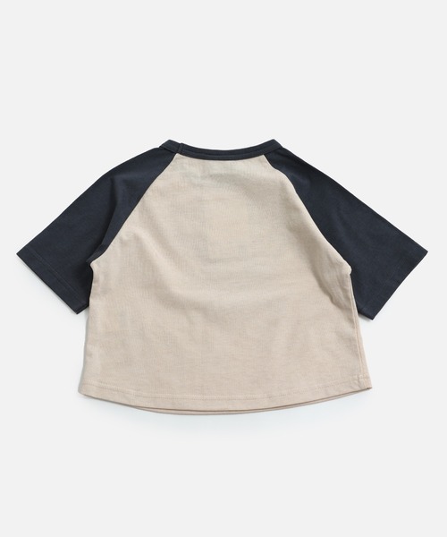 MNML コントラスト ラグラン Tシャツ 送料/関税込 Printstar 5.6oz ベースボールシャツ ラグラン 七分袖 クルー