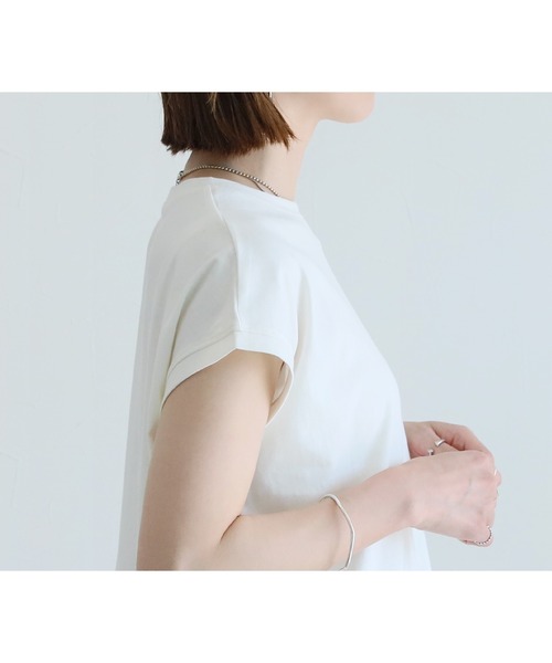reca(レカ)の「ティアードカットソー(Tシャツ/カットソー・レディース・ブラック/ピンク系その他/オフホワイト・M)」の21枚目の写真