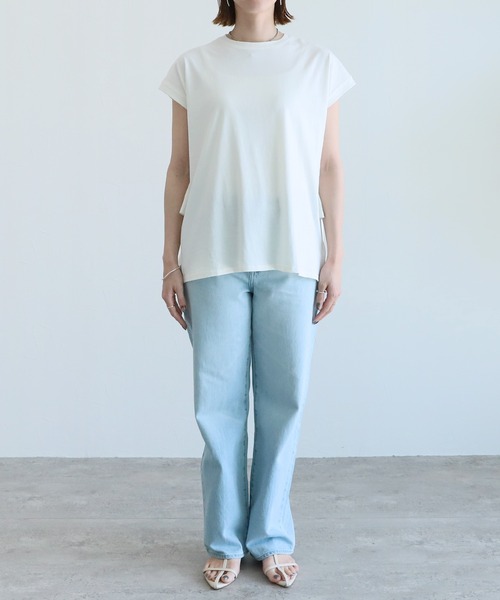 reca(レカ)の「ティアードカットソー(Tシャツ/カットソー・レディース・ブラック/ピンク系その他/オフホワイト・M)」の9枚目の写真