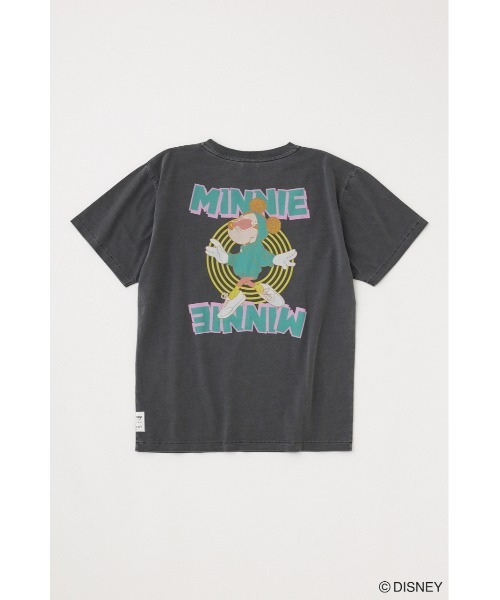 Disney SERIES CREATED by MUS(ディズニーシリーズクリエイテッドバイエムユーエス)の「MD SOUND Tシャツ / MINNIE(Tシャツ/カットソー・レディース・グレー×ホワイト/ライトブラック/イエロー・FREE)」の5枚目の写真