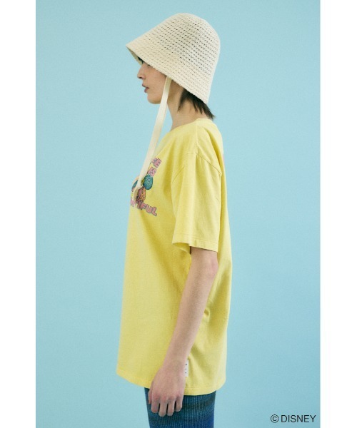 Disney SERIES CREATED by MUS(ディズニーシリーズクリエイテッドバイエムユーエス)の「MD SOUND Tシャツ / MINNIE(Tシャツ/カットソー・レディース・グレー×ホワイト/ライトブラック/イエロー・FREE)」の11枚目の写真