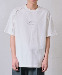 ワンポイントメタリックロゴ Tシャツ