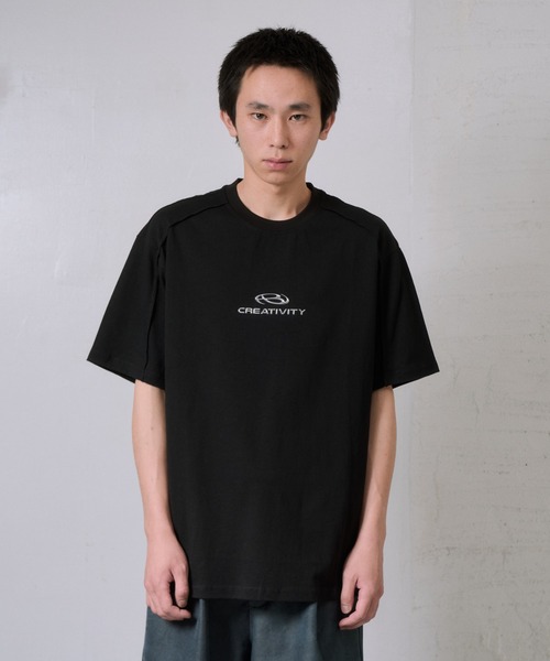 セール】ワンポイントメタリックロゴ Tシャツ（Tシャツ