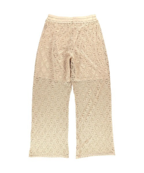 ALEXIA STAM（アリシアスタン）の「Open Work Knit Pants /透かし柄パンツ（その他パンツ・レディース・アイボリー/ブラック・M/S）」の14枚目の写真