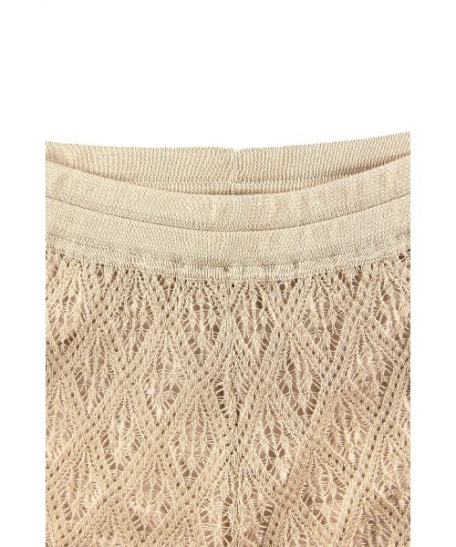 ALEXIA STAM（アリシアスタン）の「Open Work Knit Pants /透かし柄パンツ（その他パンツ・レディース・アイボリー/ブラック・M/S）」の15枚目の写真