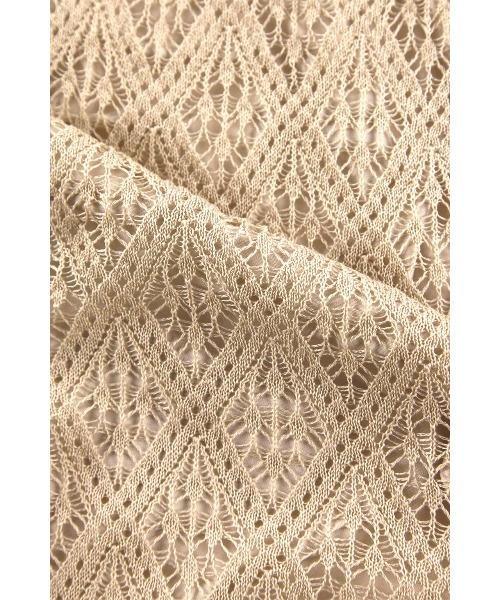 ALEXIA STAM（アリシアスタン）の「Open Work Knit Pants /透かし柄パンツ（その他パンツ・レディース・アイボリー/ブラック・M/S）」の16枚目の写真