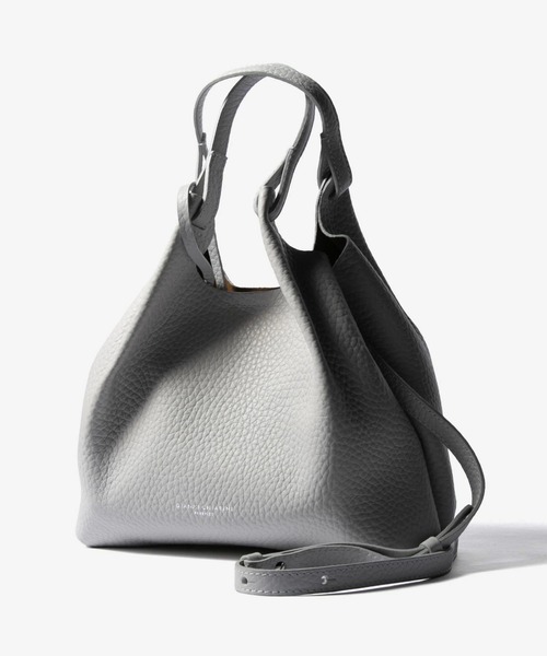 GIANNI CHIARINI(ジャンニ キアリーニ)の「GIANNI CHIARINI DUA ジャンニ キアリーニ ハンドバッグ デュア S(ハンドバッグ・レディース・ブラック系/ブラウン系その他/ネイビー/モカ/ブラック系1/ホワイト系1・FREE)」の2枚目の写真