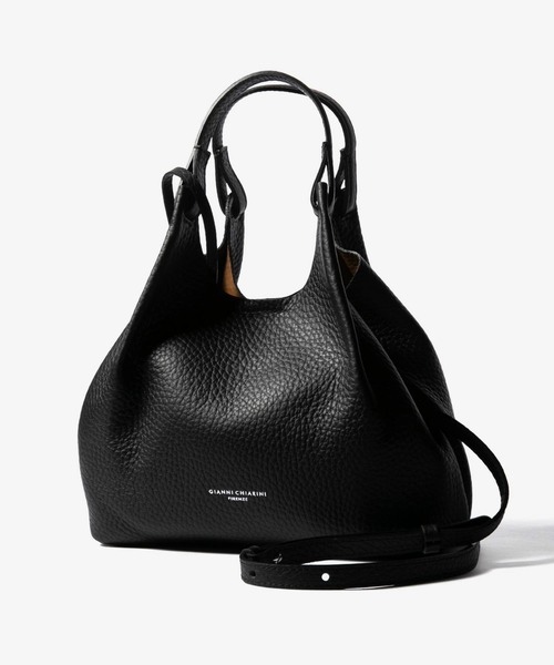 GIANNI CHIARINI(ジャンニ キアリーニ)の「GIANNI CHIARINI DUA ジャンニ キアリーニ ハンドバッグ デュア S(ハンドバッグ・レディース・ブラック系/ブラウン系その他/ネイビー/モカ/ブラック系1/ホワイト系1・FREE)」の4枚目の写真