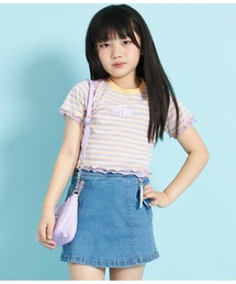 ANAP kids（アナップキッズ）の「チュールメローミニトップス（Tシャツ/カットソー・キッズ）」