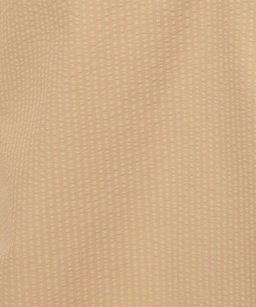 OPAQUE.CLIP（オペークドットクリップ）の「◆サッカースキッパーフレアスリーブブラウス【洗濯機洗い可】（シャツ/ブラウス・レディース・ネイビー/ベージュ/グリーン/ホワイト・38/40/42/36）」の20枚目の写真