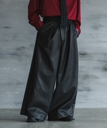 CASPER JOHN | PU HAKAMA slacks/PU袴スラックス(スラックス)