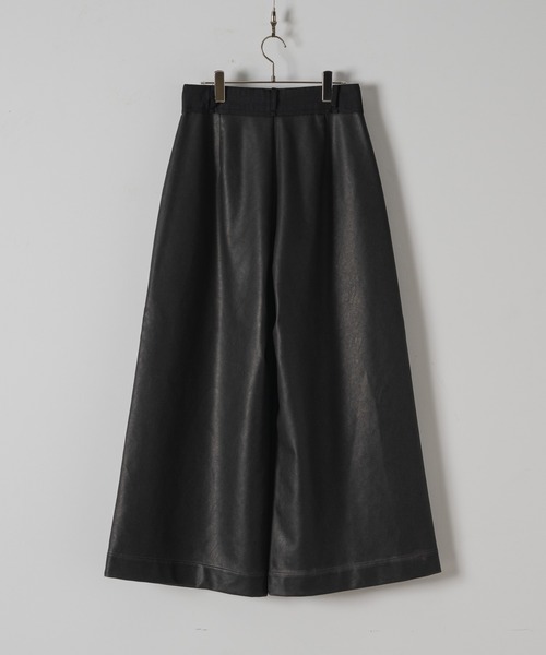 CASPER JOHN（キャスパージョン）の「PU HAKAMA slacks/PU袴スラックス（スラックス・メンズ・ブラック/ブラック系その他・X-SMALL/SMALL/MEDIUM/LARGE）」の18枚目の写真