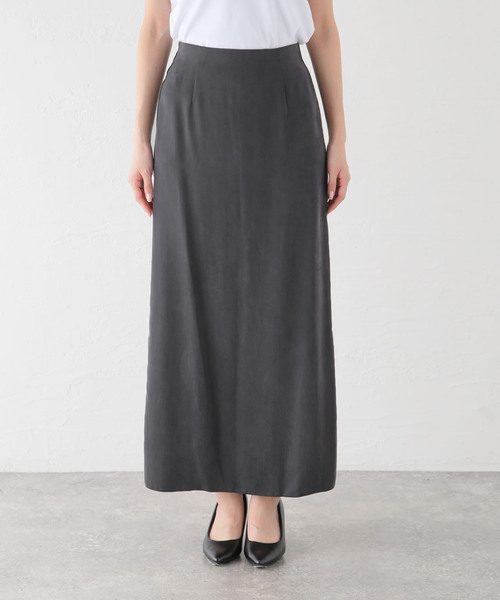 plage(プラージュ)の「RIAM キュプラスカート(スカート・レディース・チャコールグレー/アイボリー・38/36/34)」の17枚目の写真