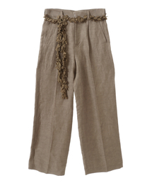 【CURRENTAGE/カレンテージ】One tuck straight pants