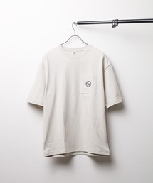 【69】刺繍ショートスリーブ ポケットTシャツ