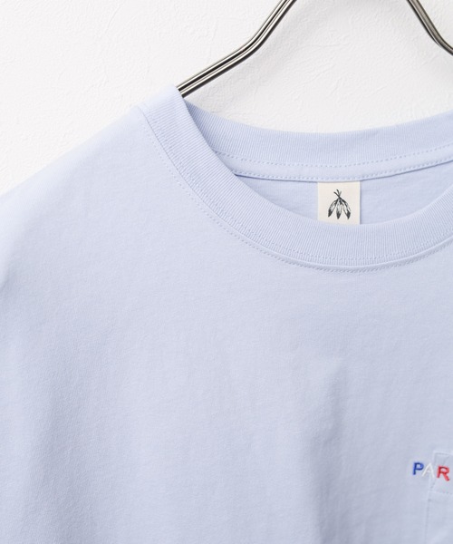 ARCHIVER(アーカイバ)の「【69】刺繍ショートスリーブ ポケットTシャツ(Tシャツ/カットソー・レディース・ホワイト系1/ホワイト系2/ブラック系1/ブルー系/ベージュ/ブラック系2・MEDIUM/LARGE)」の12枚目の写真