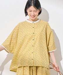 小花柄ドルマンブラウス