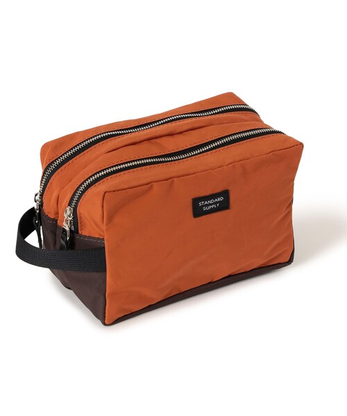 STANDARD SUPPLY / 別注 2ルーム スクエアポーチ M（ポーチ）｜STANDARD SUPPLY（スタンダードサプライ）