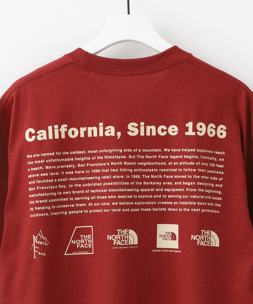 THE NORTH FACE(ザノースフェイス)の「《WEB限定》【THE NORTH FACE / ザ ノースフェイス】S/S Historical Logo Tee(Tシャツ/カットソー・メンズ・ブラック/ボルドー/ホワイト/チャコールグレー・X-LARGE/LARGE/MEDIUM)」の18枚目の写真