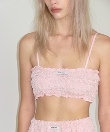 CRANK | A'GEM/9 × .kom 『CRANK/クランク』 WRINKLE BRA TOP /リンクル ブラトップ(チューブトップ)