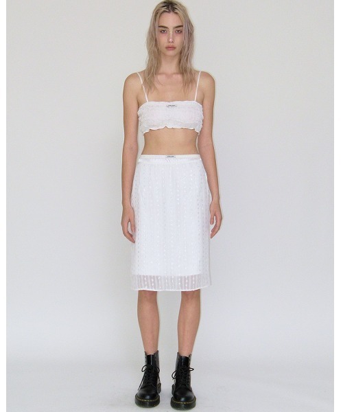 CRANK(クランク)の「A'GEM/9 × .kom 『CRANK/クランク』 WRINKLE BRA TOP /リンクル ブラトップ(チューブトップ・レディース・ブルー/ピンク/ホワイト・FREE)」の16枚目の写真