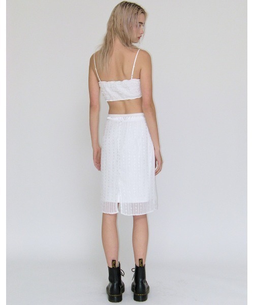 CRANK(クランク)の「A'GEM/9 × .kom 『CRANK/クランク』 WRINKLE BRA TOP /リンクル ブラトップ(チューブトップ・レディース・ブルー/ピンク/ホワイト・FREE)」の15枚目の写真