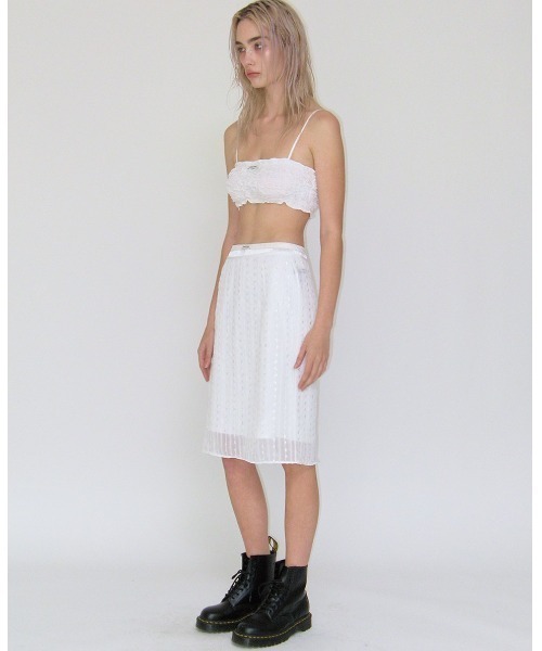 CRANK(クランク)の「A'GEM/9 × .kom 『CRANK/クランク』 WRINKLE BRA TOP /リンクル ブラトップ(チューブトップ・レディース・ブルー/ピンク/ホワイト・FREE)」の13枚目の写真