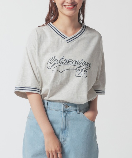 Honeys（ハニーズ）の「ゲームゆるＴシャツ（Tシャツ/カットソー・レディース・アイボリー/ホワイト/ブルー/ブラック/グリーン・S/M/L/LL）」の3枚目の写真