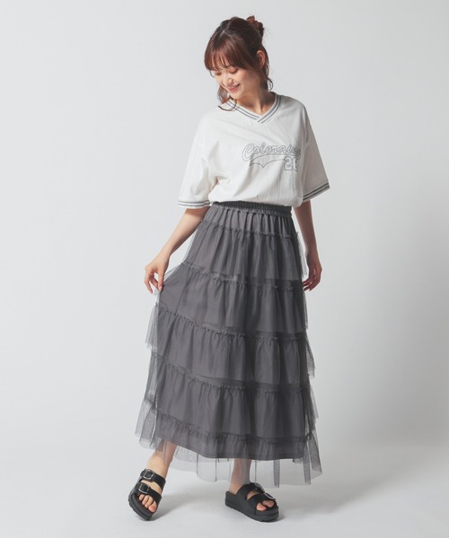 Honeys（ハニーズ）の「ゲームゆるＴシャツ（Tシャツ/カットソー・レディース・アイボリー/ホワイト/ブルー/ブラック/グリーン・S/M/L/LL）」の11枚目の写真