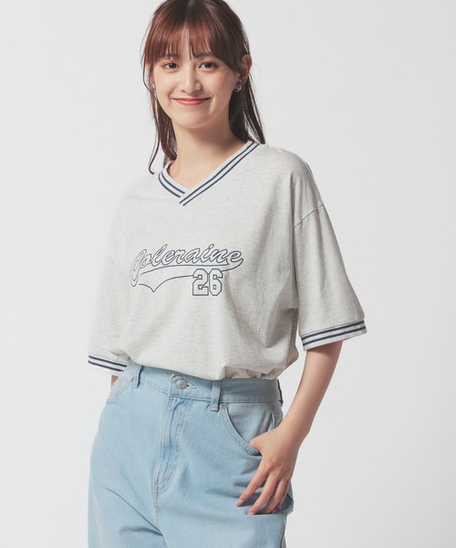 Honeys（ハニーズ）の「ゲームゆるＴシャツ（Tシャツ/カットソー・レディース・アイボリー/ホワイト/ブルー/ブラック/グリーン・S/M/L/LL）」の22枚目の写真