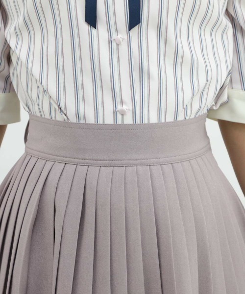 F i.n.t（フィント）の「細プリーツスカート/fint　フィント（スカート・レディース・アイボリー/ブルーグレー/ピンクベージュ・FREE）」の18枚目の写真