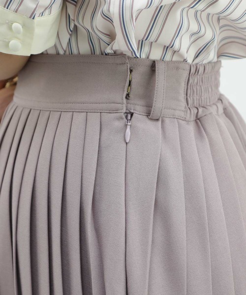 F i.n.t（フィント）の「細プリーツスカート/fint　フィント（スカート・レディース・アイボリー/ブルーグレー/ピンクベージュ・FREE）」の19枚目の写真