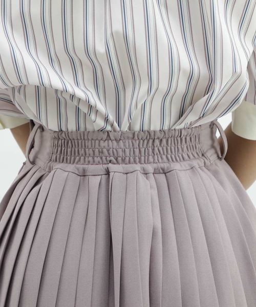 F i.n.t（フィント）の「細プリーツスカート/fint　フィント（スカート・レディース・アイボリー/ブルーグレー/ピンクベージュ・FREE）」の21枚目の写真