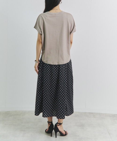 Fizz（フィズ）の「【Fizz/フィズ】　ドット柄シフォンマーメイドスカート（スカート・レディース・ホワイト×ネイビー/ブラック×ホワイト/ホワイト×ブラック・M/L）」の11枚目の写真