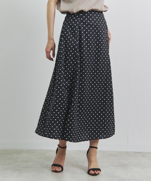 Fizz（フィズ）の「【Fizz/フィズ】　ドット柄シフォンマーメイドスカート（スカート・レディース・ホワイト×ネイビー/ブラック×ホワイト/ホワイト×ブラック・M/L）」の12枚目の写真