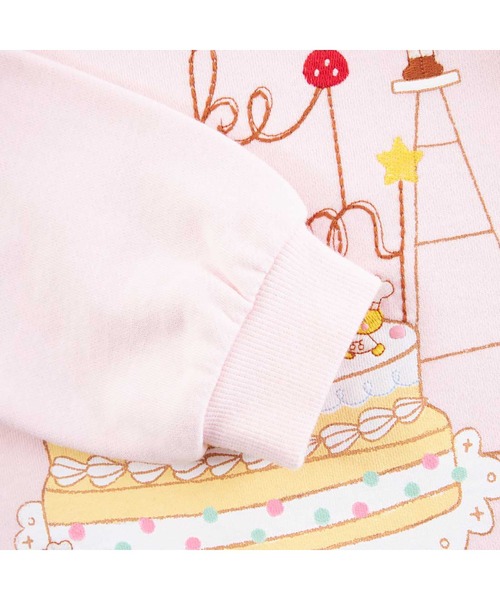 KP（ケーピー）の「パティシエうさぎケーキトレーナー(80～140)（その他トップス・キッズ・ピンク/ミント・80ｃｍ/90cm/100cm/110cm/120cm/130cm/140cm）」の14枚目の写真