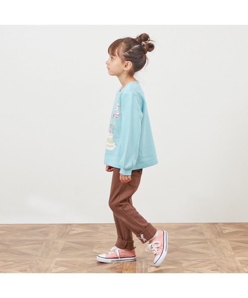 KP（ケーピー）の「パティシエうさぎケーキトレーナー(80～140)（その他トップス・キッズ・ピンク/ミント・80ｃｍ/90cm/100cm/110cm/120cm/130cm/140cm）」の5枚目の写真