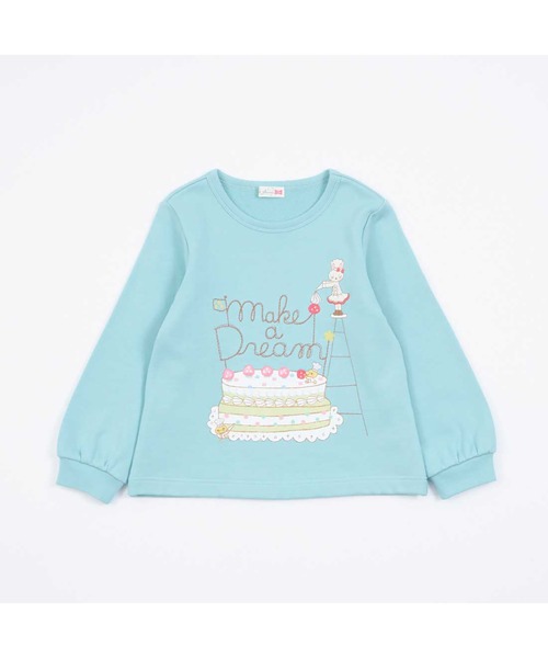 KP（ケーピー）の「パティシエうさぎケーキトレーナー(80～140)（その他トップス・キッズ・ピンク/ミント・80ｃｍ/90cm/100cm/110cm/120cm/130cm/140cm）」の7枚目の写真