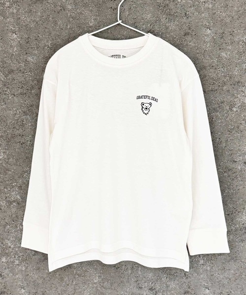 Grateful Dead（グレイトフルデッド）の「GRATEFUL DEAD オーバーサイズ ロンT（Tシャツ/カットソー・キッズ・オフホワイト/杢グレー/オレンジ/ホワイト系その他/ブラック/ベージュ/ダークグリーン/チャコールグレー/ホワイト系その他2/ブラック系その他/グレー系その他/グリーン系その他/ネイビー/パープル/ホワイト系その他3/ベージュ系その他・130cm/140cm/150cm/160cm/110cm/120cm）」の20枚目の写真