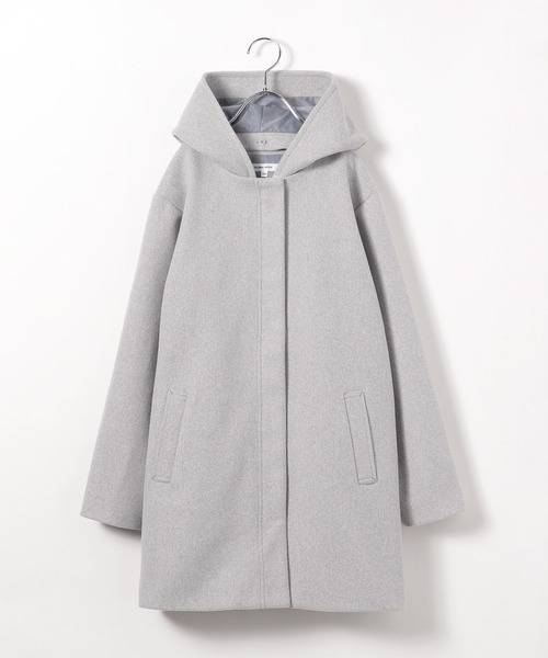 GLOBAL WORK（グローバルワーク）の「ウーリーテックフードコート/115730（ノーカラーコート・キッズ・キナリ/ネイビー/杢グレー・120cm/130cm/140cm/150cm/160cm）」の5枚目の写真