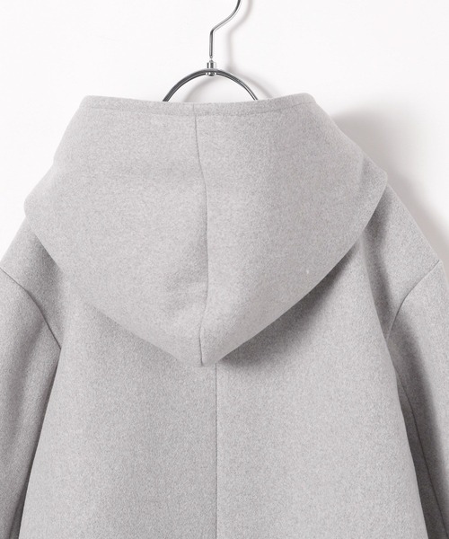 GLOBAL WORK（グローバルワーク）の「ウーリーテックフードコート/115730（ノーカラーコート・キッズ・キナリ/ネイビー/杢グレー・120cm/130cm/140cm/150cm/160cm）」の13枚目の写真