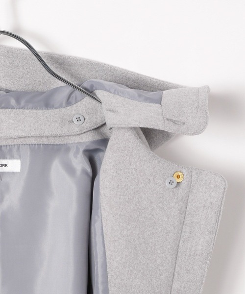 GLOBAL WORK（グローバルワーク）の「ウーリーテックフードコート/115730（ノーカラーコート・キッズ・キナリ/ネイビー/杢グレー・120cm/130cm/140cm/150cm/160cm）」の15枚目の写真